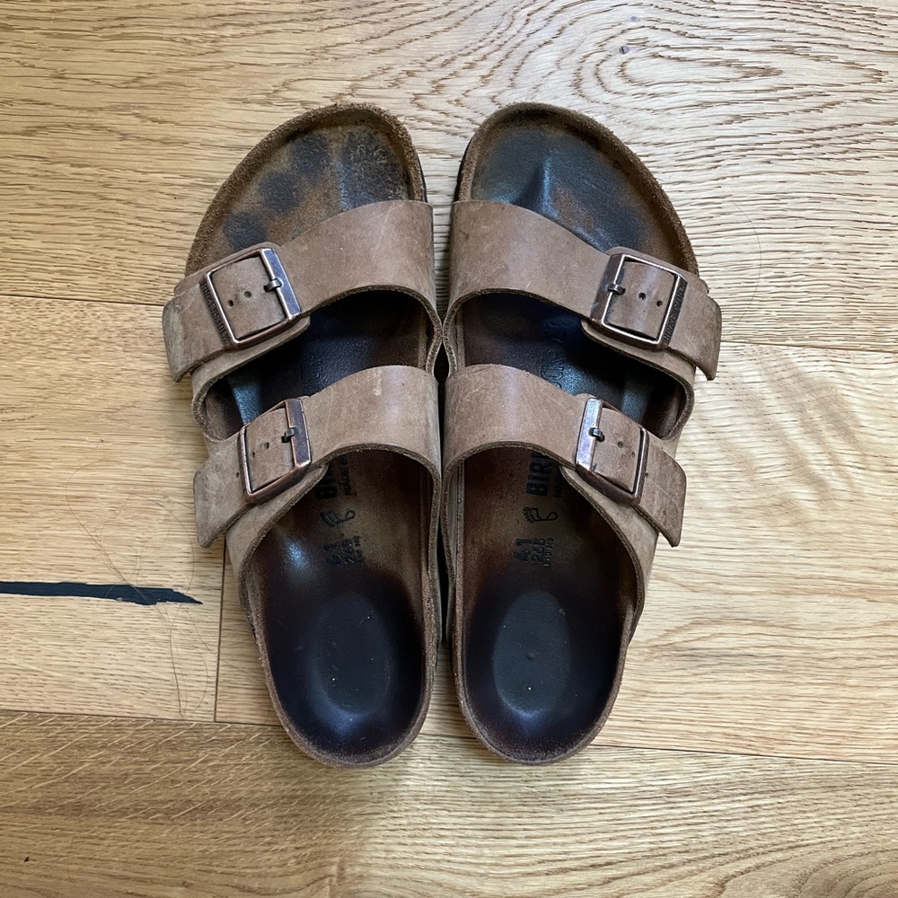 Birkenstock Arizona Oiled Leather Tobacco Brown